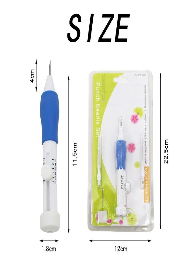 GEMSY مجموعة أقلام تطريز إبرة قابلة للتعديل من GEMSY مع 3 إبر قابلة للتبديل | أداة تطريز يدوية للخيوط والغزل للحياكة والخياطة والنسيج والأعمال اليدوية - Image 2